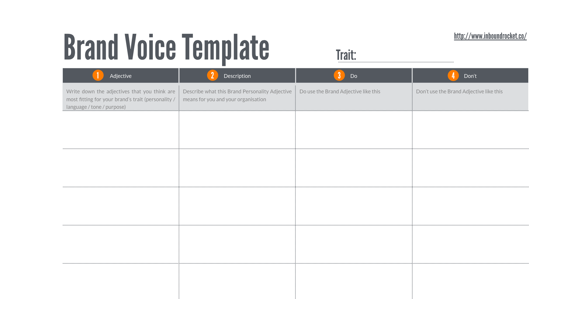 Brand Voice Template